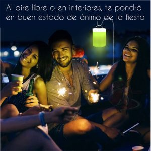 Lampara Bocina Bluetooth Touch Led Recargable de Colores - 1992